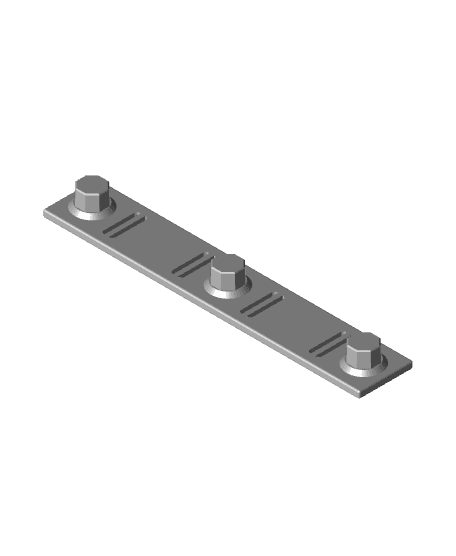 Multiboard MOLLE - 3 Column PALS Plate 3d model