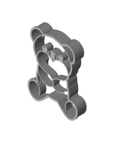 Bear Cookie Cutter, Biscuit Cutter 3d model