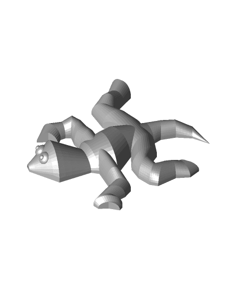 Escher's Lizard in 3D or Hagedis 3d model
