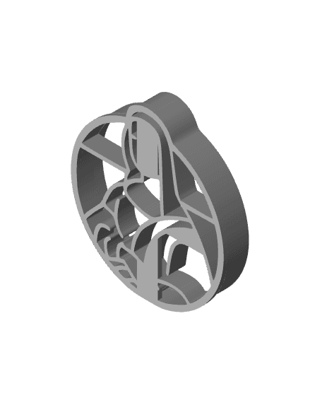 Da Vinci Cookie Cutter, Biscuit Cutter 3d model