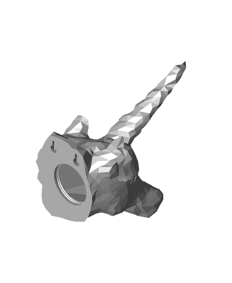 UNICORN PIGGY BANK (NO SUPPORTS + FOR MOUNTING ON WALL) 3d model