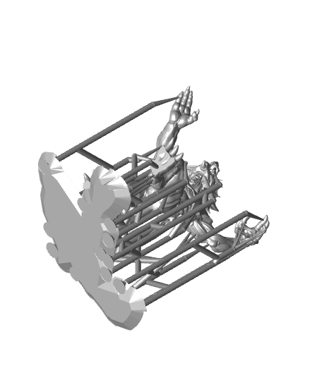 Zombie Dragonborn 3d model
