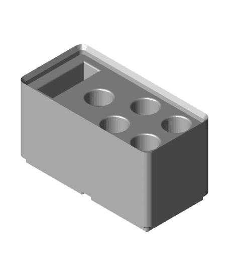 Gridfinity Leatherworking Rivet-Setter Holder 3d model