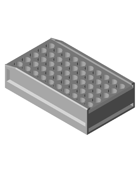 9mm Ammunition Storage Case 3d model