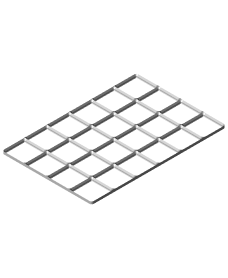 Gridfinity baseplate for US General 26 tool chest small drawers by  fergusnoble, Download free STL model