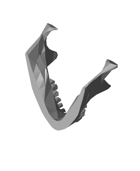 Crystal Jaw Pen Stand 3d model