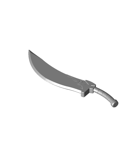 Mithril Bear Knife 3d model