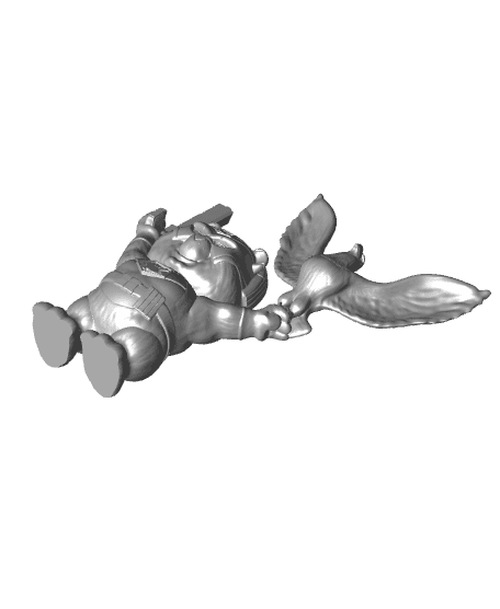 Peacemaker with Eagly  No Care Bear 3d model