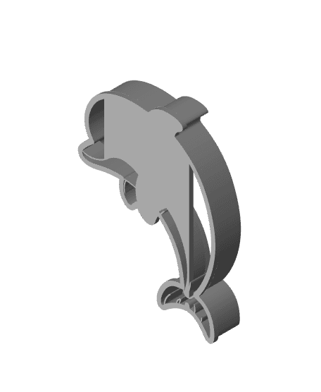 Baby Dolphin Cookie Cutter, Biscuit Cutter 3d model