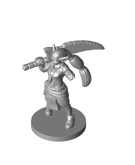 Goblin female ver3 3d model
