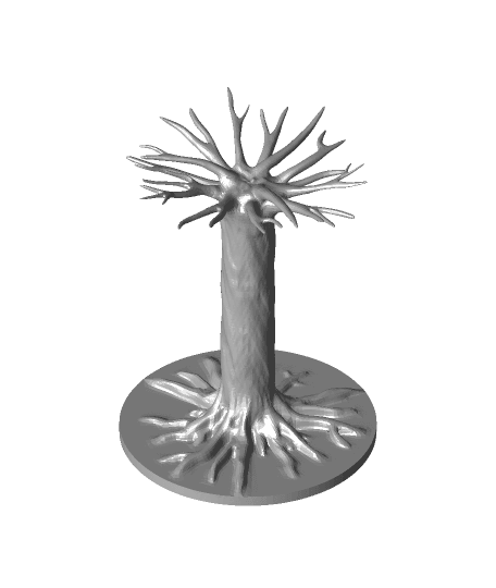 Tree key hook 3d model