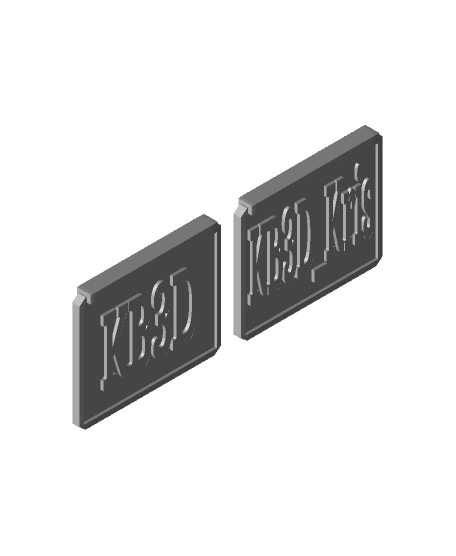 FHW: Nerf Sign for KB3D 3d model