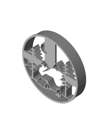 Mount Cookie Cutter, Biscuit Cutter 3d model