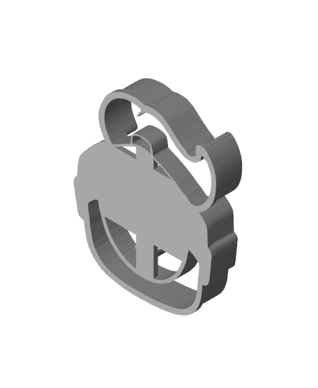 Knight Cookie Cutter, Biscuit Cutter 3d model