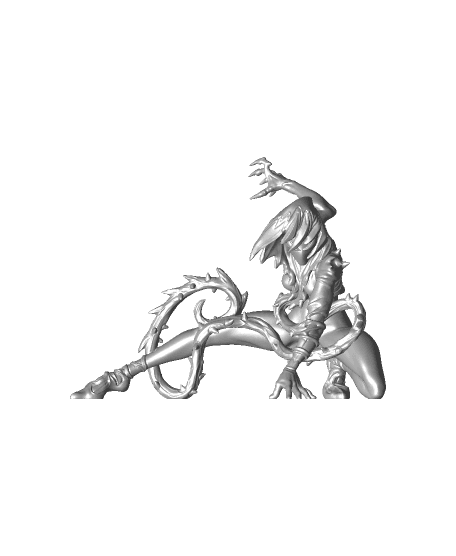 Gwen X Venom - Gwenom  - Landing pose - Spiderman - Fan Art 3d model