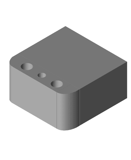 schuko stecker-garage - cable organizer -eu plug  1x  2x  3x 3d model