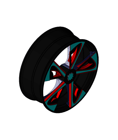wheel rim 3d model