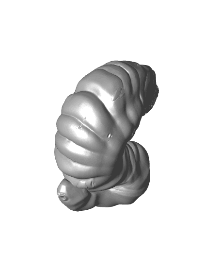 Carrion Maggot 02 (25mm Base) 3d model