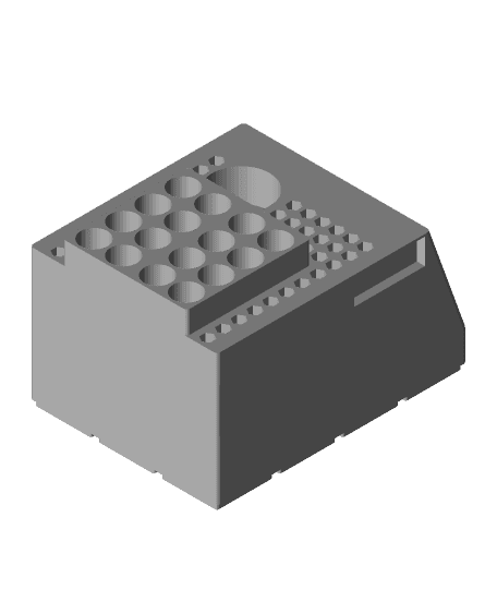 gridfinity screwdriver storage 3d model