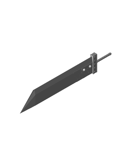 Buster Sword - Full Scale Prop 3d model