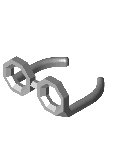 Octo Frame Glasses // Lil'Hats'N'Stuff 3d model