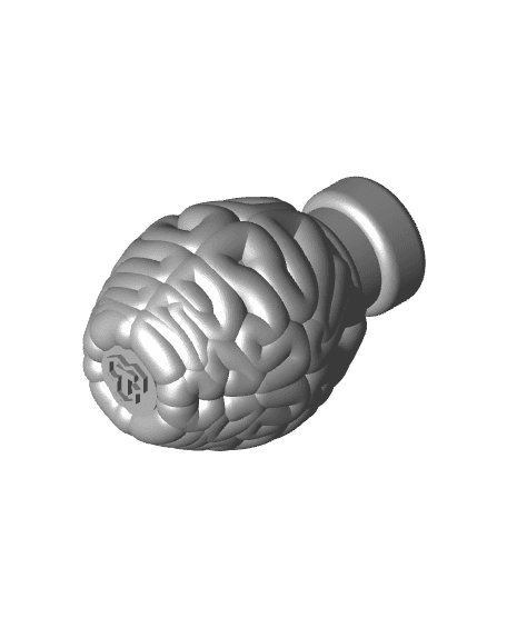 Bombrain- Brain Granade 3d model
