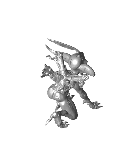 Grounded Zombiefey 03 (25mm Base) 3d model