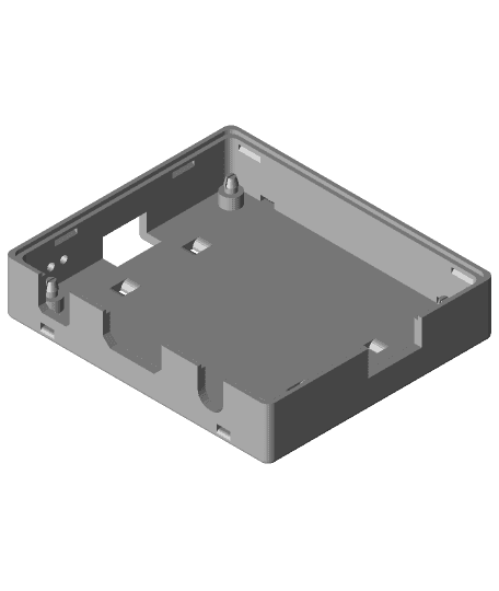 Raspberry Pi 3 A+ (A Plus) Low Profile Case (Zip Tie Mountable) 3d model