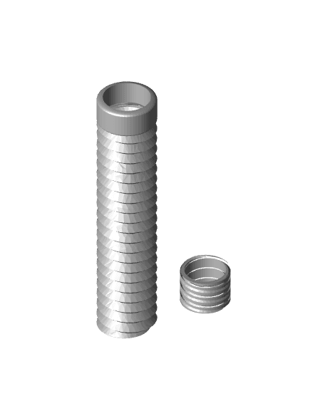 Power Armor Hose and Extension Adapter.stl 3d model