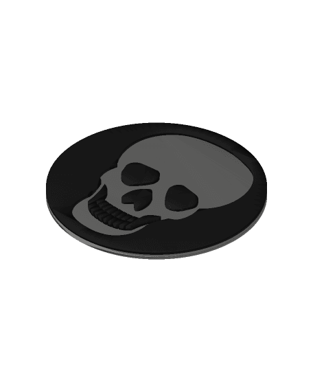 Skull Coaster 3d model