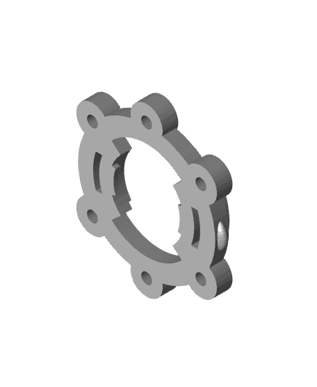 BEYBLADE CROSS TORNADO | ATTACK RING | KELLOGGS SERIES 3d model