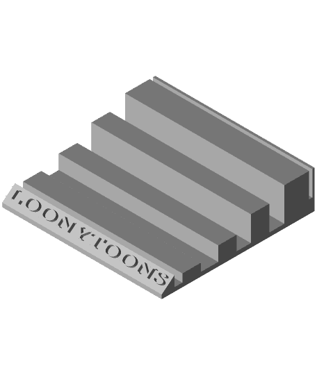 Looney toons display  3d model