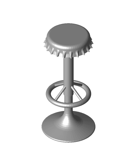 bar stool - cork.stl 3d model