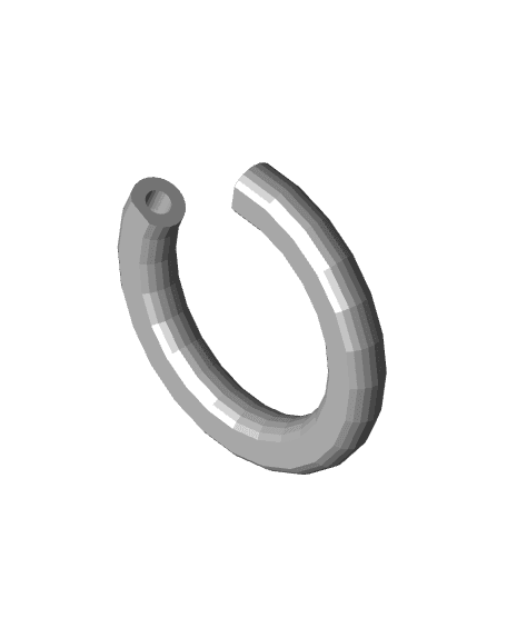 Keychain Ring  3d model