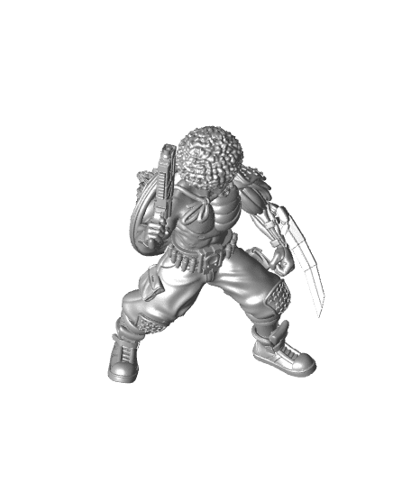 Jian Shi Luke - With Free Cyberpunk Warhammer - 40k Sci-Fi Gift Ideas for RPG and Wargamers 3d model