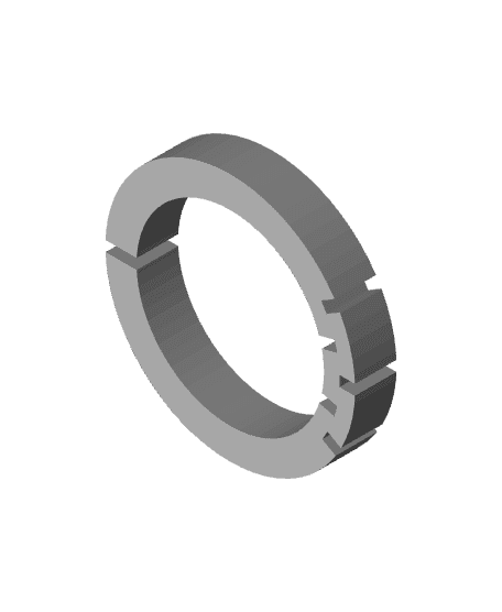 Cable Rings - Print in Place 3d model