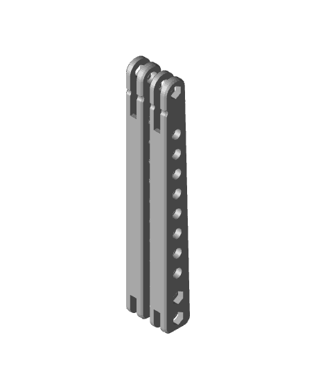 Modular Butterfly Knife 3d model