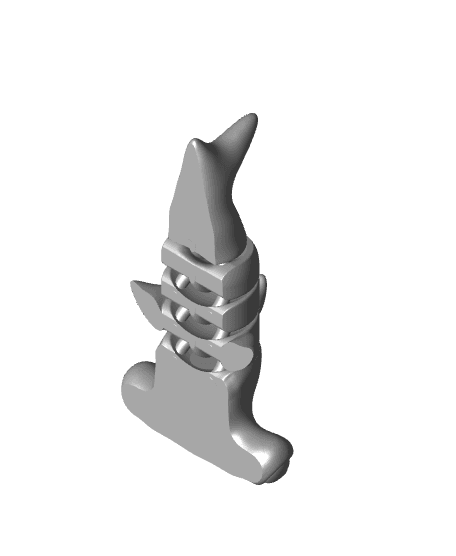 Cute Flexi Hammerhead Shark (Toy, Keych. & Magnet) 3d model