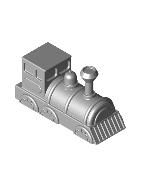 Print in Place Train 3d model