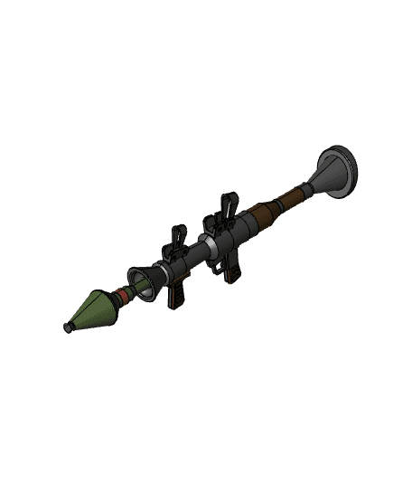 Fortnite Rocket Launcher - Source File 3d model