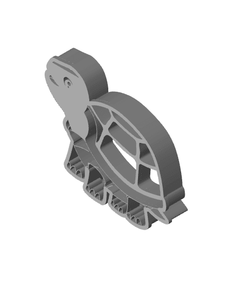 Turtle Cookie Cutter, Biscuit Cutter 3d model