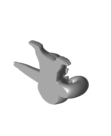 Slakoth (Easy Print No Supports) 3d model