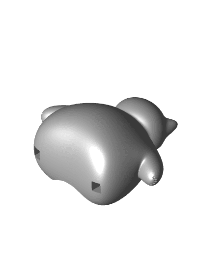 Snorlax Pokemon - Multipart 3d model