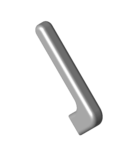 55-Gallon Drum Plug Bung Wrench 3d model