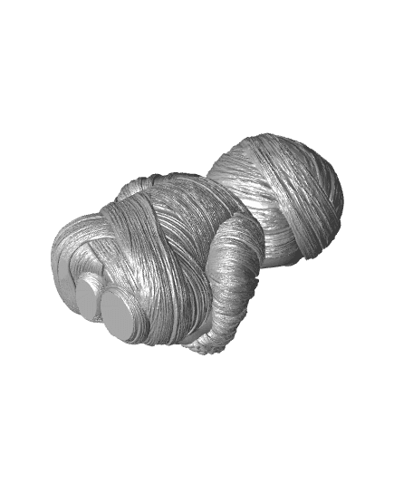 Mummy Pumpkin - No coloring version 3d model