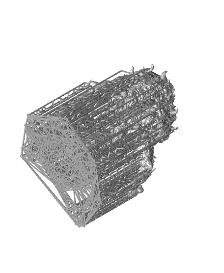 Eldritch Abominable Biomass - The Amalgamation 3d model