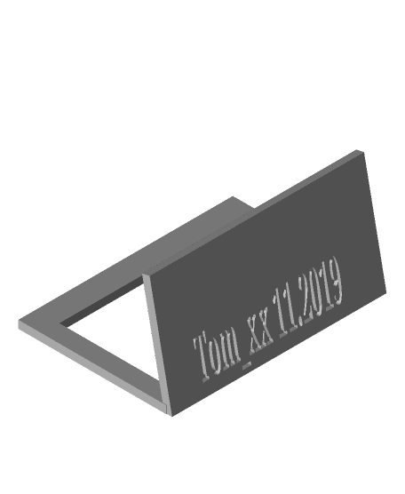 Thermometer / Hygrometer Stand 3d model