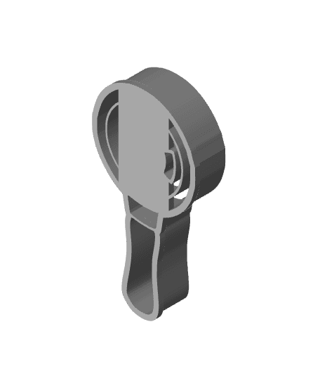 Telescope Cookie Cutter, Biscuit Cutter 3d model