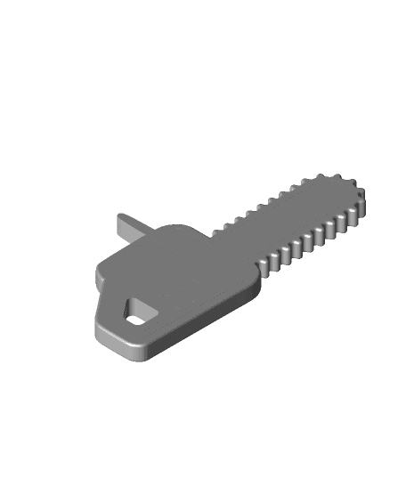 Chainsaw Keychain (3.mf, AMS) 3d model