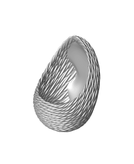 Curved rope 3d model